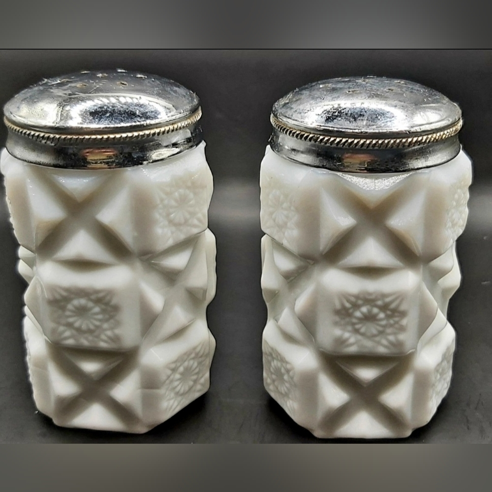 Vintage pair Westmorland salt and pepper shakers